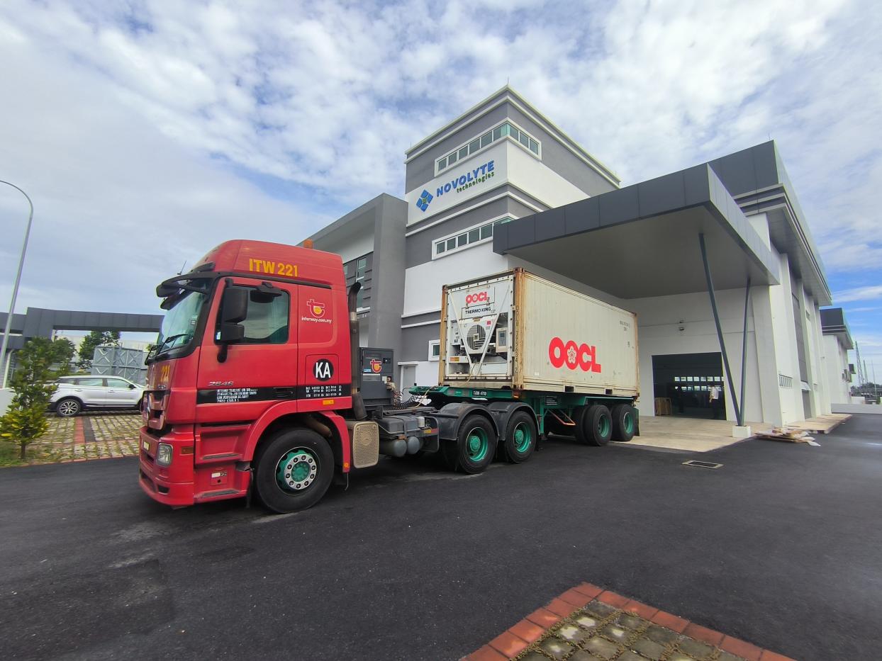 Novolyte Technology Sdn. Bhd. Plant 1 Has Successfully Completed Order Delivery
